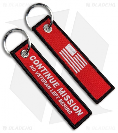 Mission Key Chain Continue Mission Veteran Flight Tag Keychain - Blade HQ