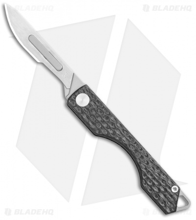 CountyComm Folding CF/Ti Craft Scalpel w/ Spare Blades