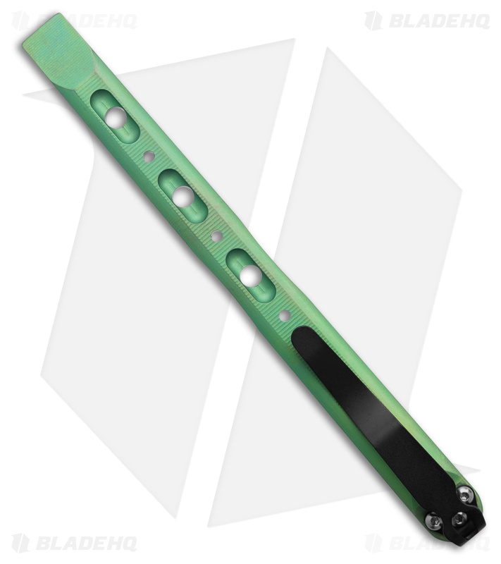 Flytanium Tenor Prybar - Green Anodized Titanium