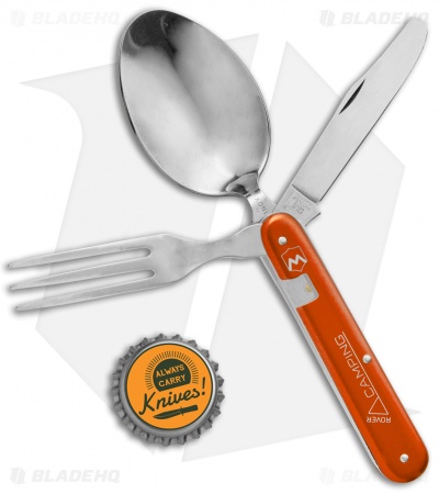 Mercury Rover Camping Multi-Tool Orange Anodized Aluminum (Polished) 992-3AADFC