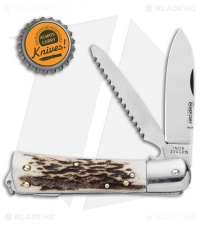 Mercury Multi-Purpose Hunting Knife Stag (3" Polish) 980-2GDC