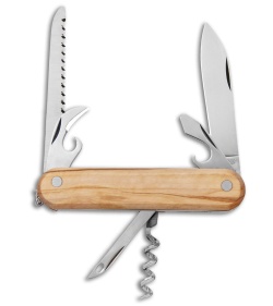 Mercury 7-in-1 Multi-Purpose Knife Olive Wood (3" Polish) 913-6SLC