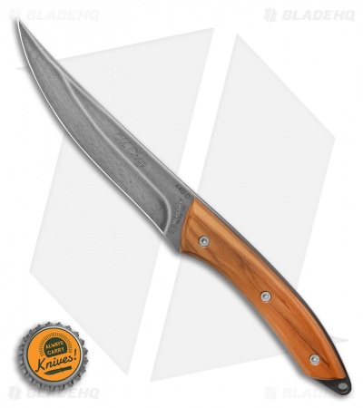 Mercury Old Chap Fixed Blade Knife Olive Wood (5.1  Aged ) 926-26LU