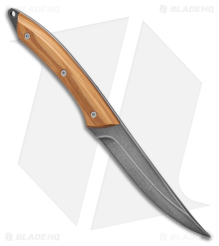 Mercury Old Chap Fixed Blade Knife Olive Wood (5.1  Aged ) 926-26LU