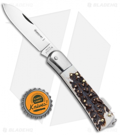 Mercury Hunting Lockback Knife Stag (3" Polish) 980-1DC