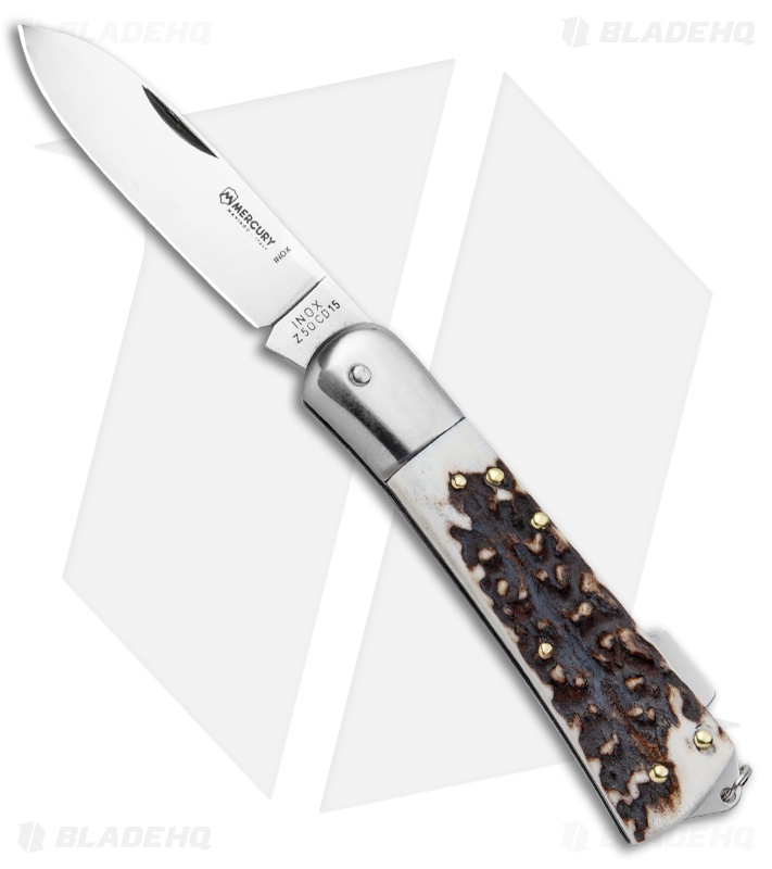 Mercury Hunting Lockback Knife Stag (3" Polish) 980-1DC