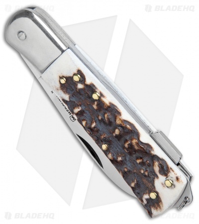 Mercury Hunting Lockback Knife Stag (3" Polish) 980-1DC