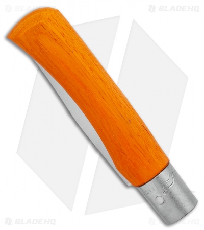 Antonini Old Bear Classical Small Folding Knife Orange Wood (2.9" Satin)