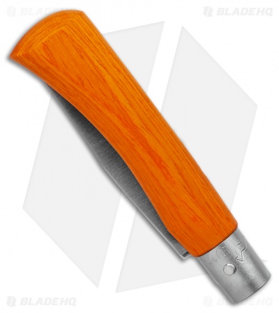 Antonini Old Bear Classical Medium Folding Knife Orange Wood (3.2" Satin)
