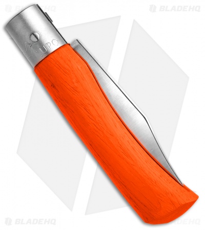 Antonini Old Bear Classical Medium Folding Knife Orange Wood (2.75" Satin)