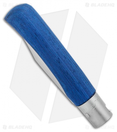 Antonini Old Bear Young Small Folding Knife Blue Wood (2.75" Satin)