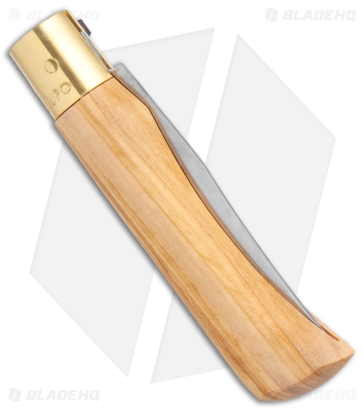 Antonini Old Bear Classical Carbon Large Knife Italian Olive (3.4" Satin)
