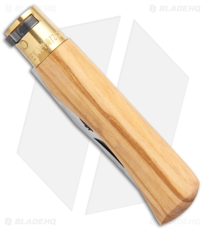 Antonini Old Bear Classical Carbon Large Knife Italian Olive (3.4" Satin)