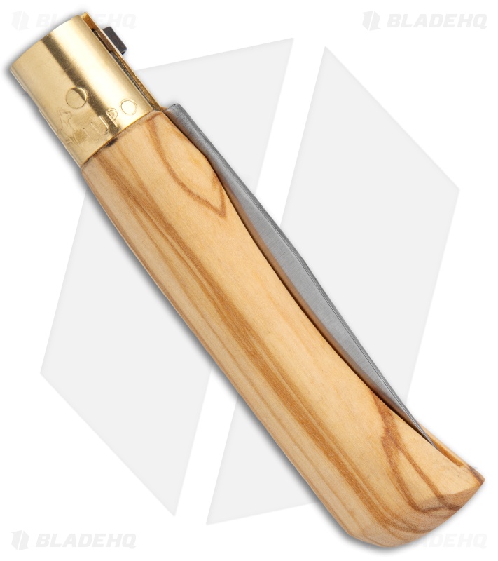 Antonini Old Bear Classical Small Folding Knife Italian Olive Wood (2.9" Satin)