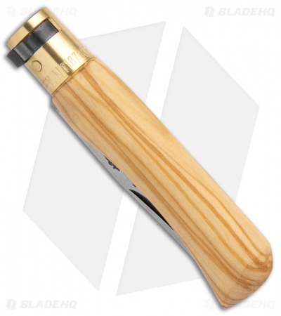  Antonini Old Bear Classical Small Folding Knife Italian Olive Wood (2.9" Satin)