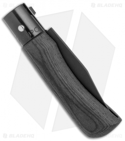 Antonini Old Bear Classical Total Black XS Folding Knife Black Wood (2.5" Black)