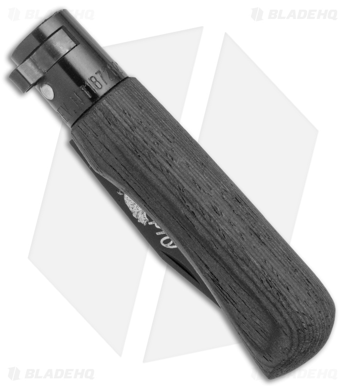 Antonini Old Bear Classical Total Black XS Folding Knife Black Wood (2.5" Black)