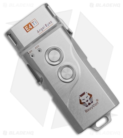 RovyVon Angel Eyes Flashlight E4 6500K Cool White Titanium