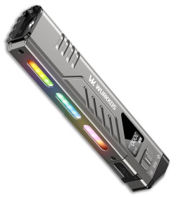 Wurkkos Wurkkos TD11 Rechargeable Flashlight Gray Aluminum (3000 Lumens) - $67.99 at Blade HQ