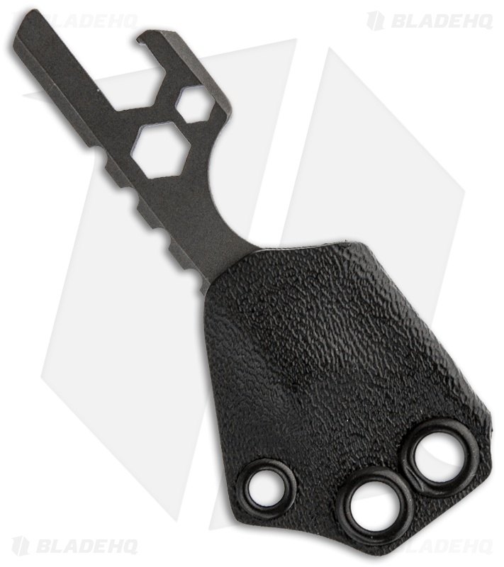 Amsler Knives Bottle Defense Tool BDT Titanium Keychain Knife (Black)