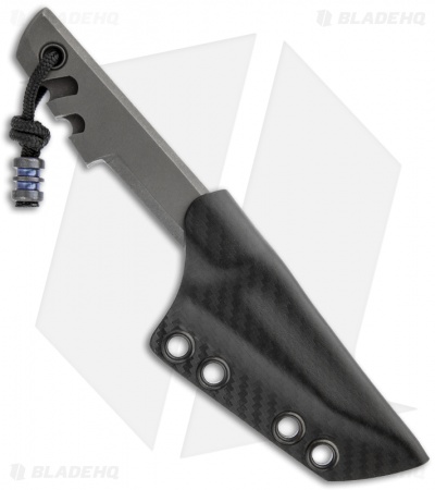 Amsler Knives Large Slik Titanium Pikal Blade Custom Knife (2.75" Plain)