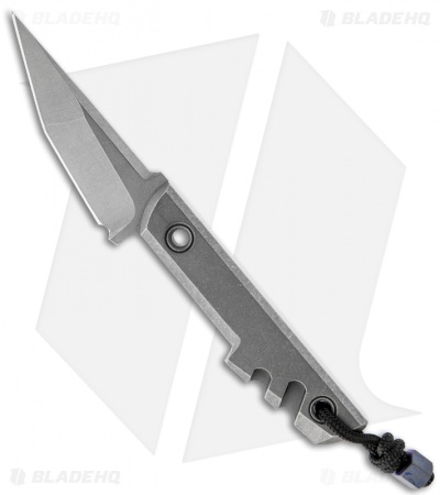 Amsler Knives Large Slik S35VN Steel Tanto Blade Custom Knife (2.75" Plain)