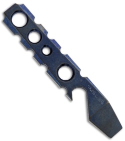 Amsler Knives Pocket Wedge Titanium Pry Bottle Opener (Blue)