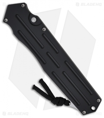 A.R.S. Kato OTF Knife Black Single Action Automatic Tanto (3.5" Satin Plain)