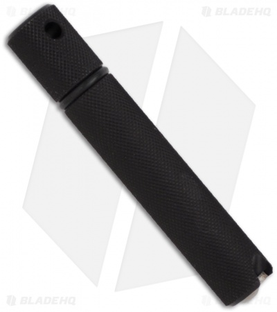 Aurora Magnesium Fire Starter by Solo Scientific (Black / 440C Blade)