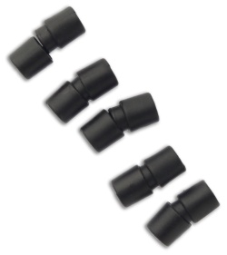 Knot Boys Breakaway Barrel Snap Buckles (3/8" Black) 5 Sets