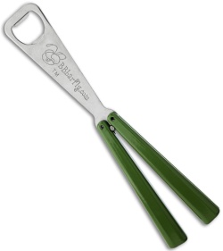 BB Barfly Bottle Opener Butterfly Trainer (Green)