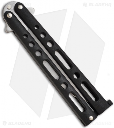 Benchmark Black Butterfly Knife (4.125" Satin) BM004