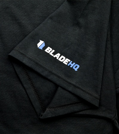 Blade HQ Black Short Sleeve T-Shirt w/ Side Logo