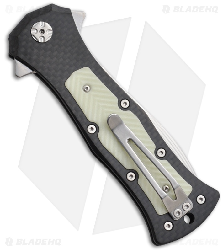 Brian Tighe Twist Tighe Carbon Fiber With Moon Glow Custom Knife (3.75" Satin)