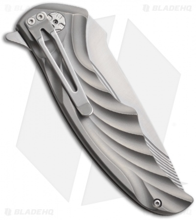 Brian Tighe Custom Tighe Coon Knife Titanium Folder (3.75" Satin)