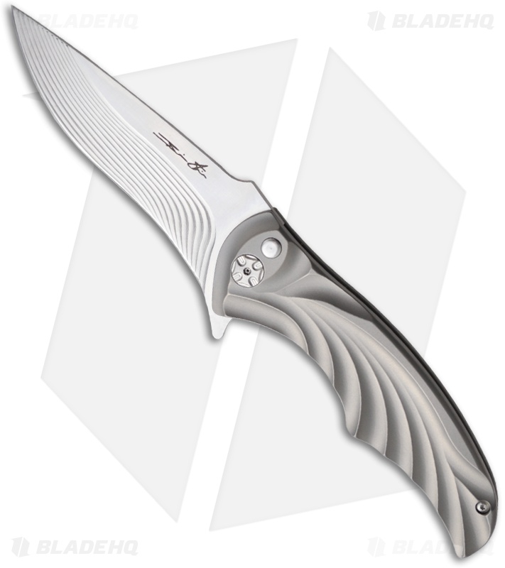 Brian Tighe Custom Tighe Coon Knife Titanium Folder (3.75" Satin)