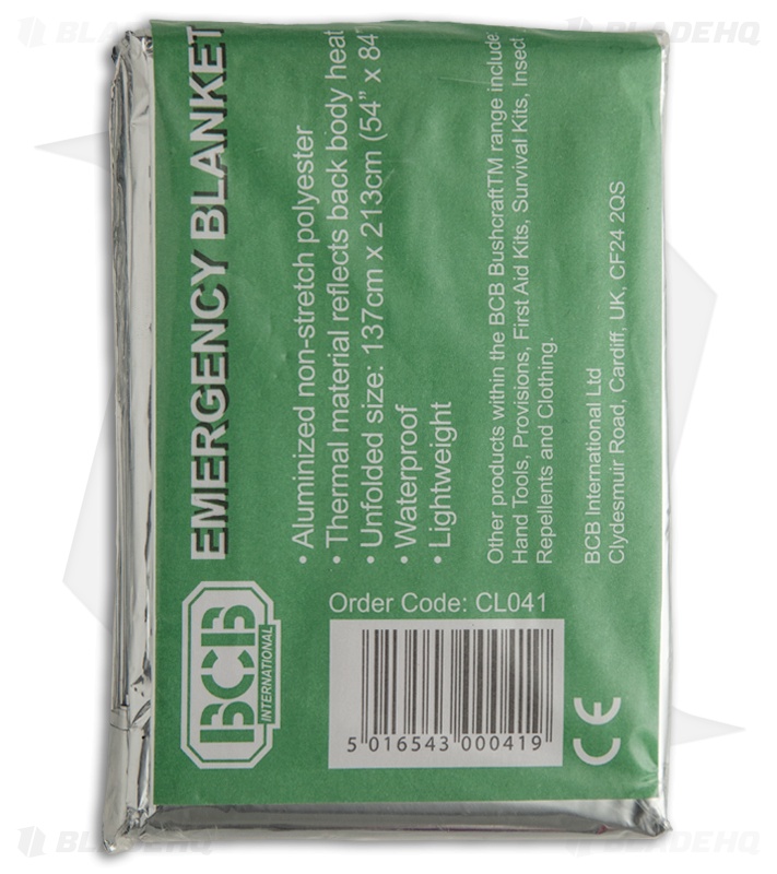 Bushcraft Emergency Foil Blanket CL041