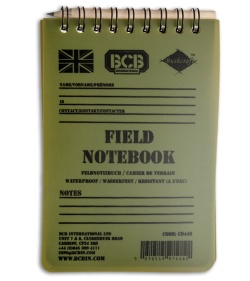 Bushcraft Waterproof Field Notebook CD446