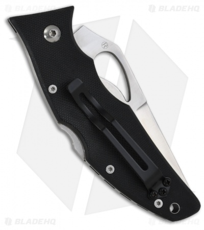 Byrd Flight Lockback Knife Black G-10 (3.44" Satin Serr) BY05GPS