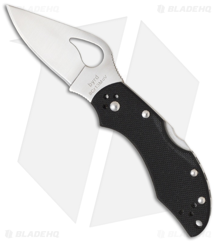 Byrd Knives Robin 2 Lockback Knife Black G-10 (2.375