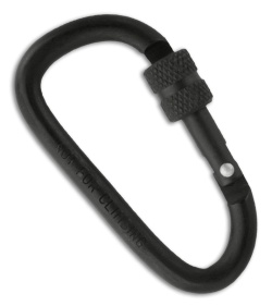 Camcon Small Locking Carabiner (2 Pack) Black 23000