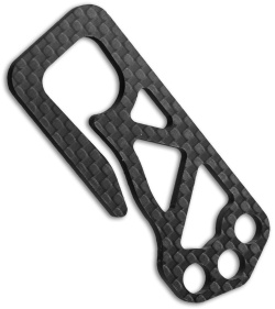 Bastion Carboneer Carbon Fiber Keychain Clip (Black)