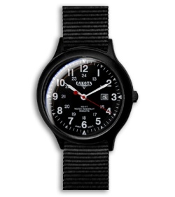 Dakota Ultra Light Field Wrist Watch (Black Oversized) 7763-2