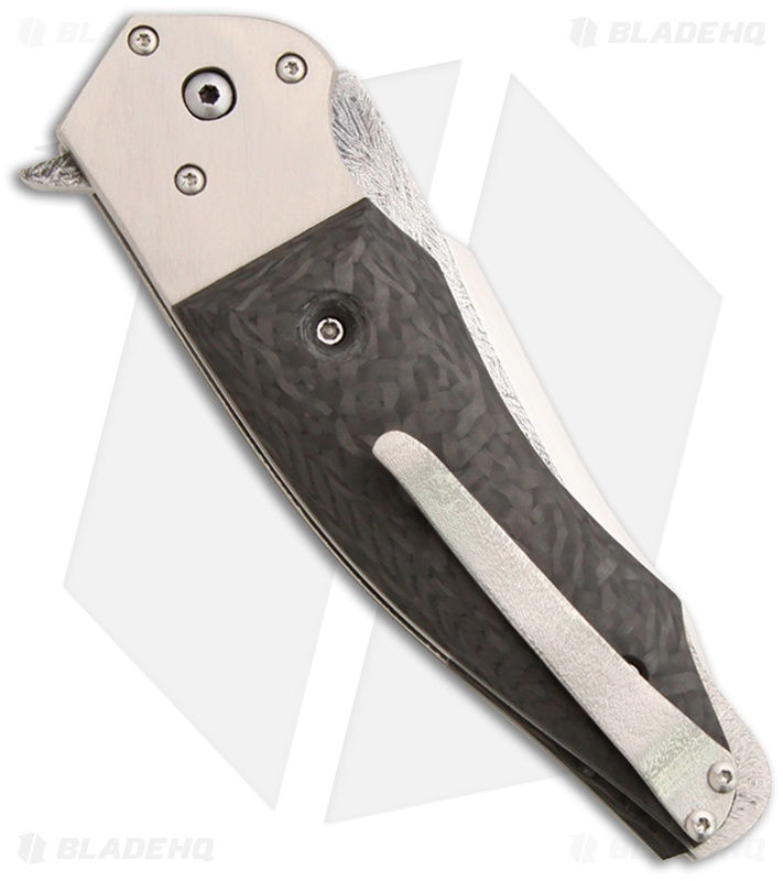 David Broadwell Custom Tactical Folder Linerlock Knife (4" Satin)