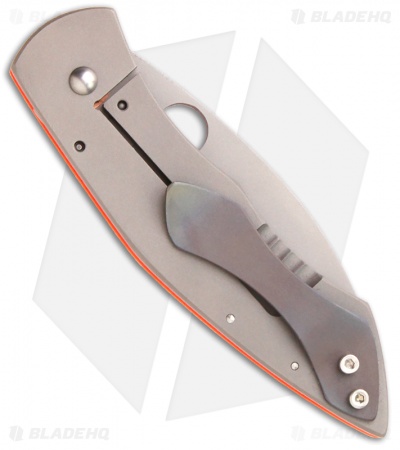 Deviant Blades Freestyle Folder Orange G10 Knife (3.25" Bead Blast Plain)