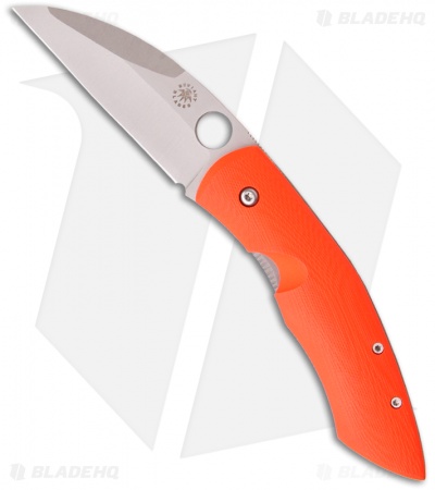 Deviant Blades Freestyle Folder Orange G10 Knife (3.25" Bead Blast Plain)