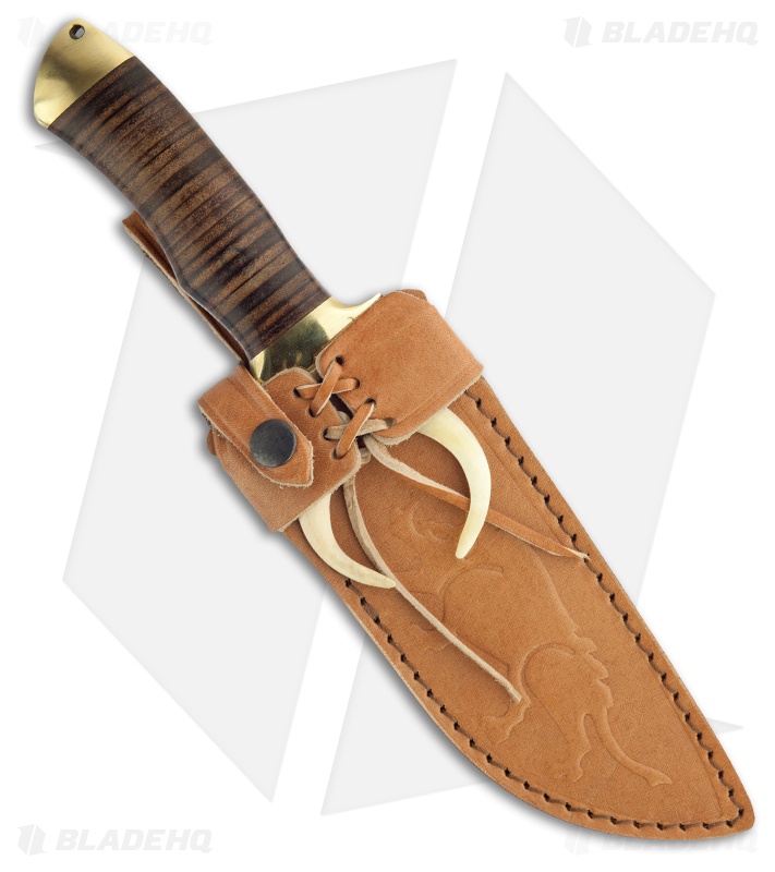 Down Under Knives Razorback Knife Fixed Blade (7" Polished)