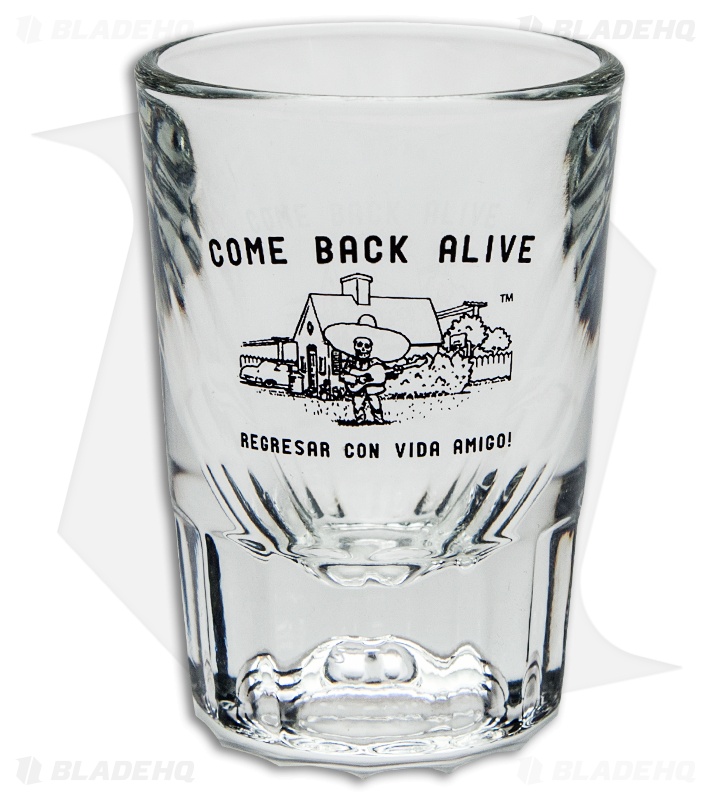 DPx Come Back Alive Shot Glass (2 oz)