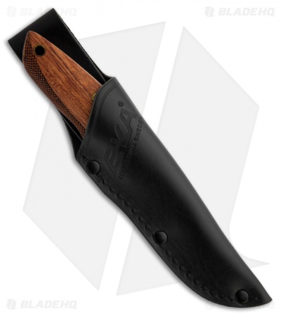 EKA Nordic JoF7 Knife Bubinga Wood Handle Fixed Blade (2.76" Satin Plain)