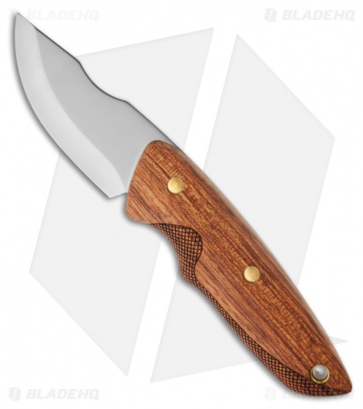 EKA Nordic JoF7 Knife Bubinga Wood Handle Fixed Blade (2.76" Satin Plain)